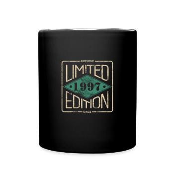 Awesome Since 1997 Retro Vintage Design - Full Colour Mug - black - Front
