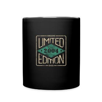 Awesome Since 2004 Retro Vintage Design - Full Colour Mug - black - Front