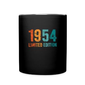 Edition Limitée Vintage 1954 Retro Vintage - Mug uni - noir - Devant