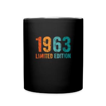 Edition Limitée Vintage 1963 Retro Vintage - Mug uni - noir - Devant