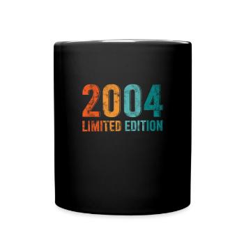 Limited Edition Vintage 2004 Retro Design - Full Colour Mug - black - Front