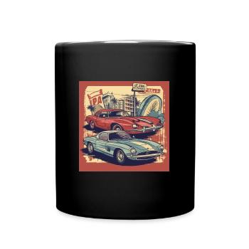 Vintage Commercial Billboard Design Collection - Full Colour Mug - black - Front
