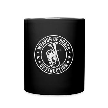 Bariton Euphonium Blasmusik Orchester Musiker - Tasse einfarbig - Schwarz - Vorne