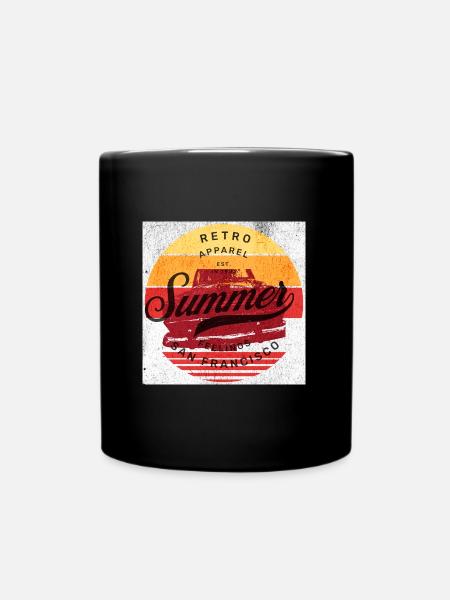 Rétro Été - Mug uni - noir