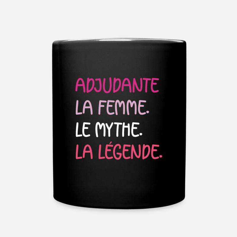adjudante - Mug uni - noir