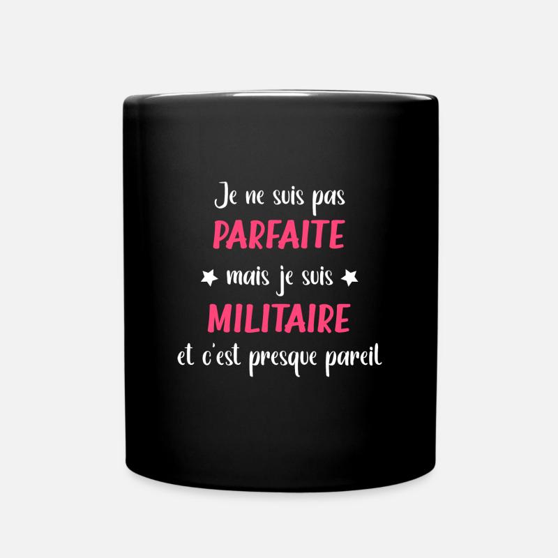 militaire - Mug uni - noir