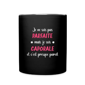 caporal - Mug uni - noir - Devant