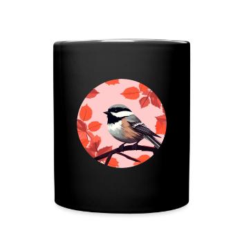Meise - Tasse einfarbig - Schwarz - Vorne