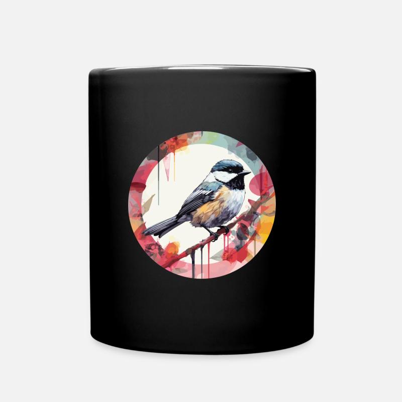 Meise - Tasse einfarbig - Schwarz