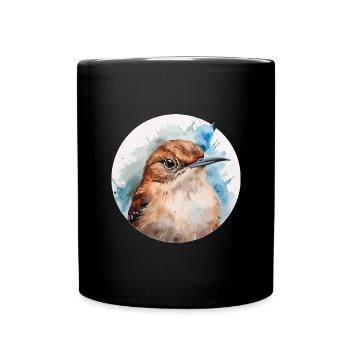 Troglodyte - Mug uni - noir - Devant