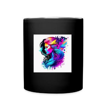 beautiful fairy - Tasse einfarbig - Schwarz - Vorne