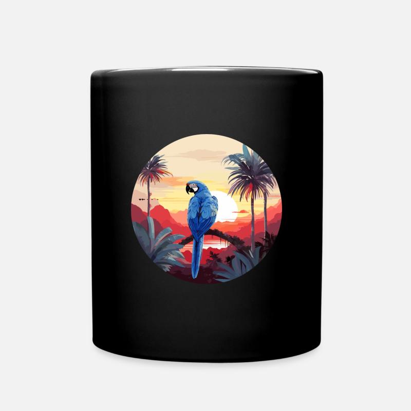 Hyazinth-Ara - Tasse einfarbig - Schwarz