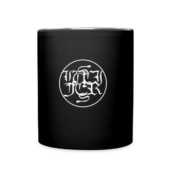 lucifer; white - Tasse einfarbig - Schwarz - Vorne
