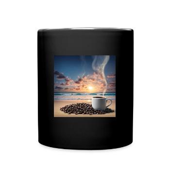 Tasse de café incroyable, design inhabituel - Mug uni - noir - Devant