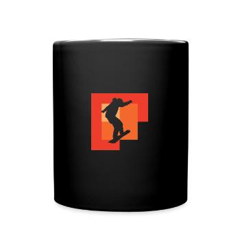 Snowboard Snowboarding Snowboarders - Full Colour Mug - black - Front