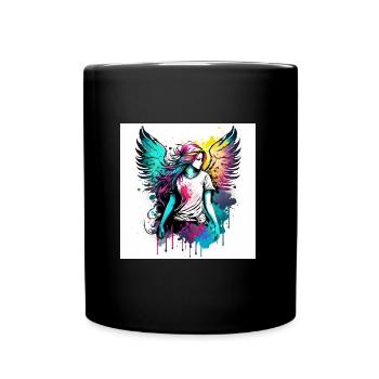 tolles Motiv für Dein Design - Tasse einfarbig - Schwarz - Vorne