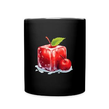 The Cube - Apple in an - Full Colour Mug - black - Front