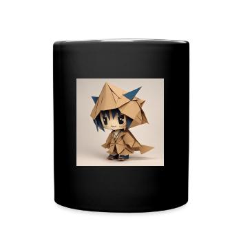 EMO Girls, ORIGAMI Style - Mug uni - noir - Devant