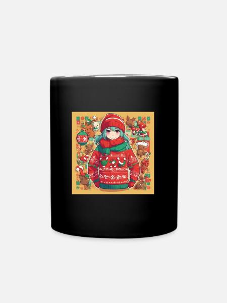 pull de Noël moche - Mug uni - noir
