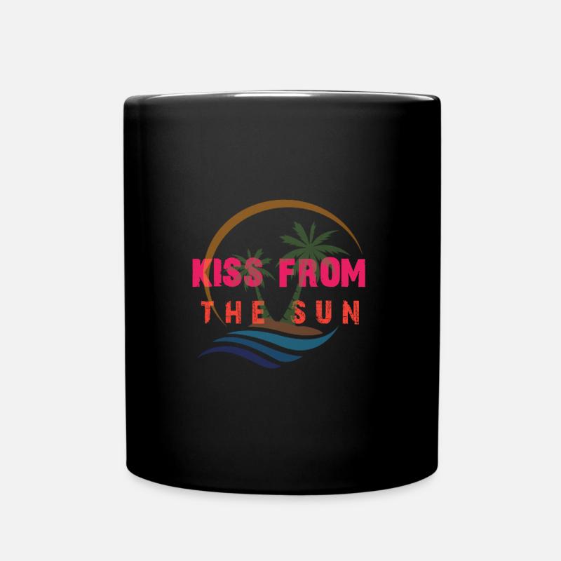 KISS FROM THE SUN - Tasse einfarbig - Schwarz