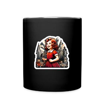 Mélodie Vintage NYC Metropolis d’Annie - Mug uni - noir - Devant