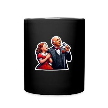 Annie et papa Warbucks duo musical - Mug uni - noir - Devant