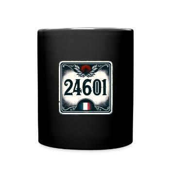 Les Misérables Homage - Vintage 24601 Prisioner - Full Colour Mug - black - Front