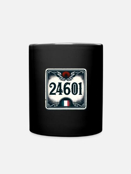 Les Misérables Hommage - Vintage 24601 Prisioner - Tasse einfarbig - Schwarz