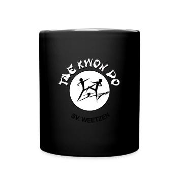 Logo Legere White - Tasse einfarbig - Schwarz - Vorne