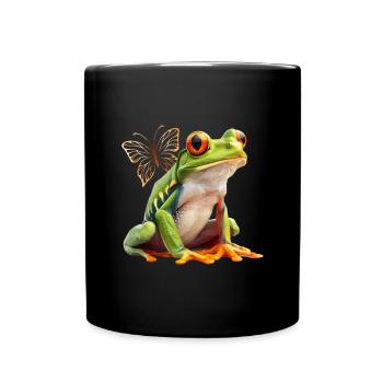 Frog - Full Colour Mug - black - Front