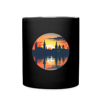 Jena Skyline - Tasse einfarbig - Schwarz - Vorne
