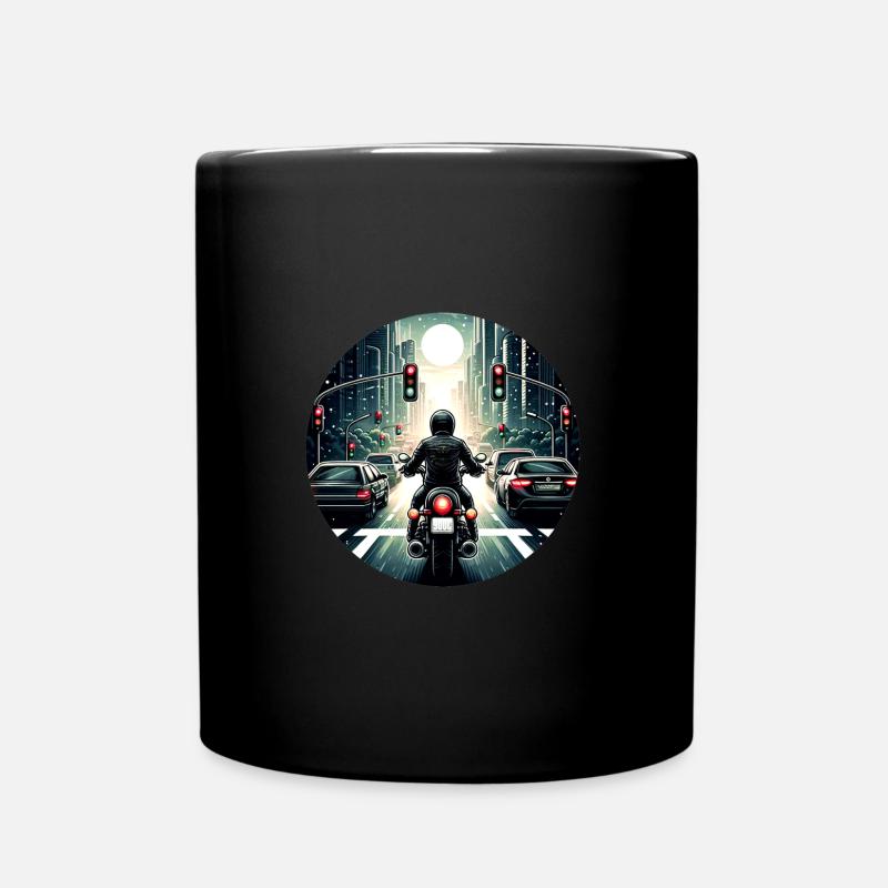 Urban Sticker - Tasse einfarbig - Schwarz