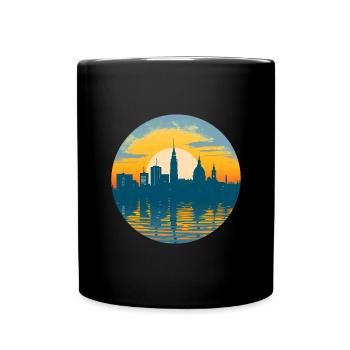 Potsdam Skyline - Full Colour Mug - black - Front