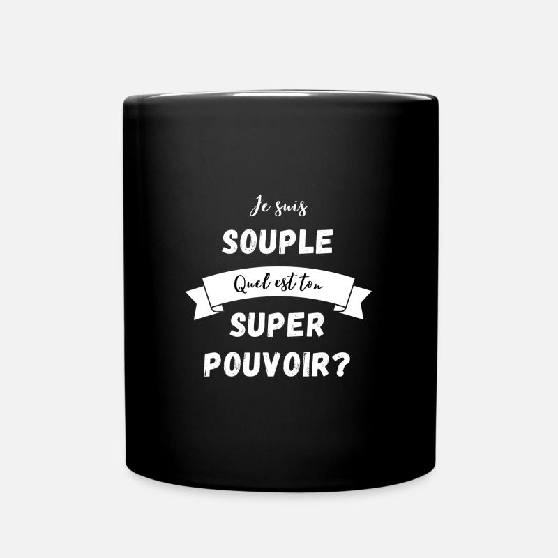 Souple super pouvoir - Mug uni - noir