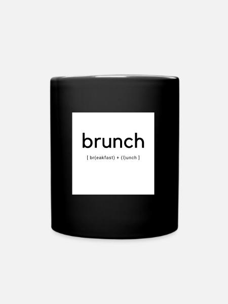 Un brunch pour tous - Mug uni - noir