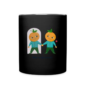 Man in the Mirror - Full Colour Mug - black - Front