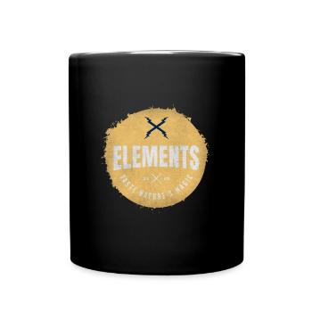 Elements - Tasse einfarbig - Schwarz - Vorne