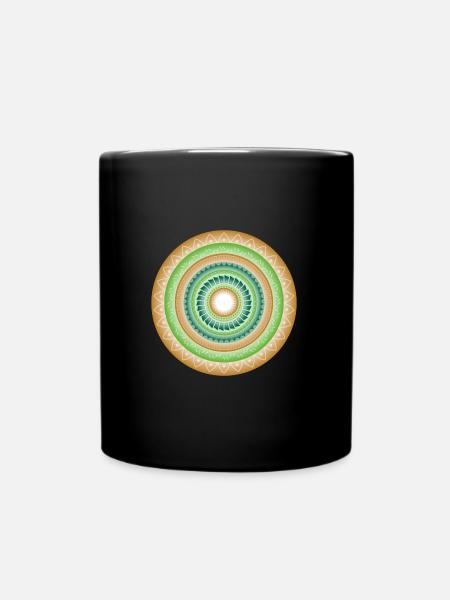 Mandala - Mug uni - noir