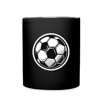Soccer - Full Colour Mug - black - Front