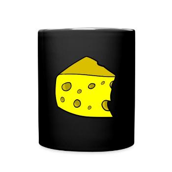 Costume de fromage - Mug uni - noir - Devant