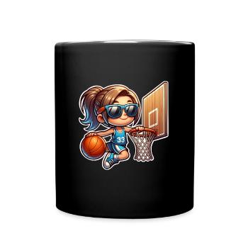 Basketball Basketball Women Basketball - Full Colour Mug - black - Front