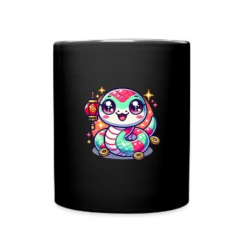 Snake - Full Colour Mug - black - Front
