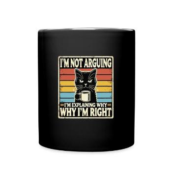 Why I'm Right - Mug uni - noir - Devant