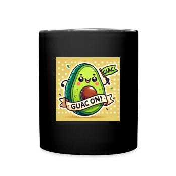 Avocat - Mug uni - noir - Devant