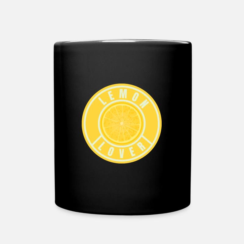 Lemon Lover - Full Colour Mug - black