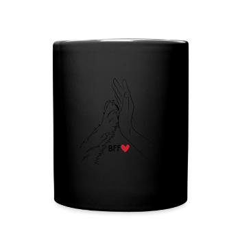 meilleur ami chien - Mug uni - noir - Devant
