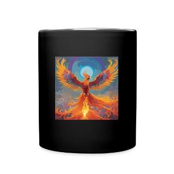 Rise of the Phoenix - Tasse einfarbig - Schwarz - Vorne