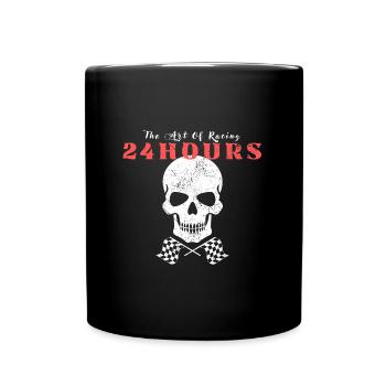 Skull 1 The Art Of Racing 24h - Tasse einfarbig - Schwarz - Vorne