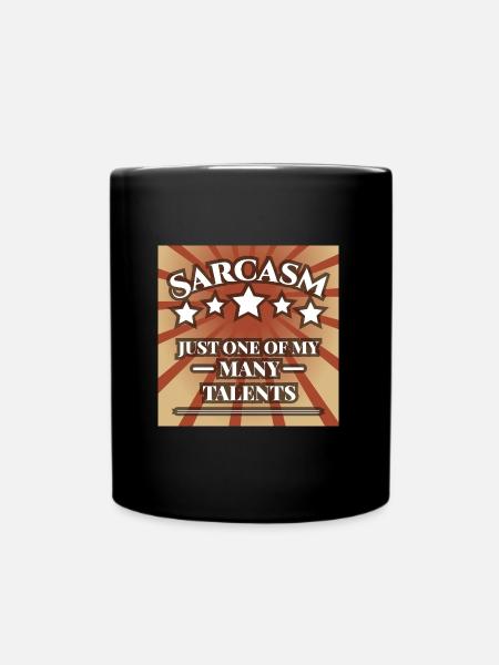 Le sarcasme n’est qu’un de mes nombreux talents - Mug uni - noir