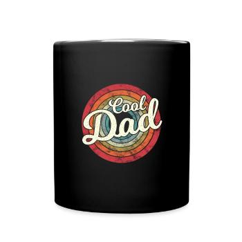 Cool Dad Meilleur père de son fils fille pour la fête des pères - Mug uni - noir - Devant